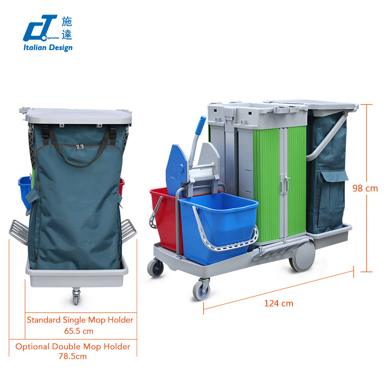 CT Cabinet Trolley / Kentucky - Cleanic Cleaning Equipment